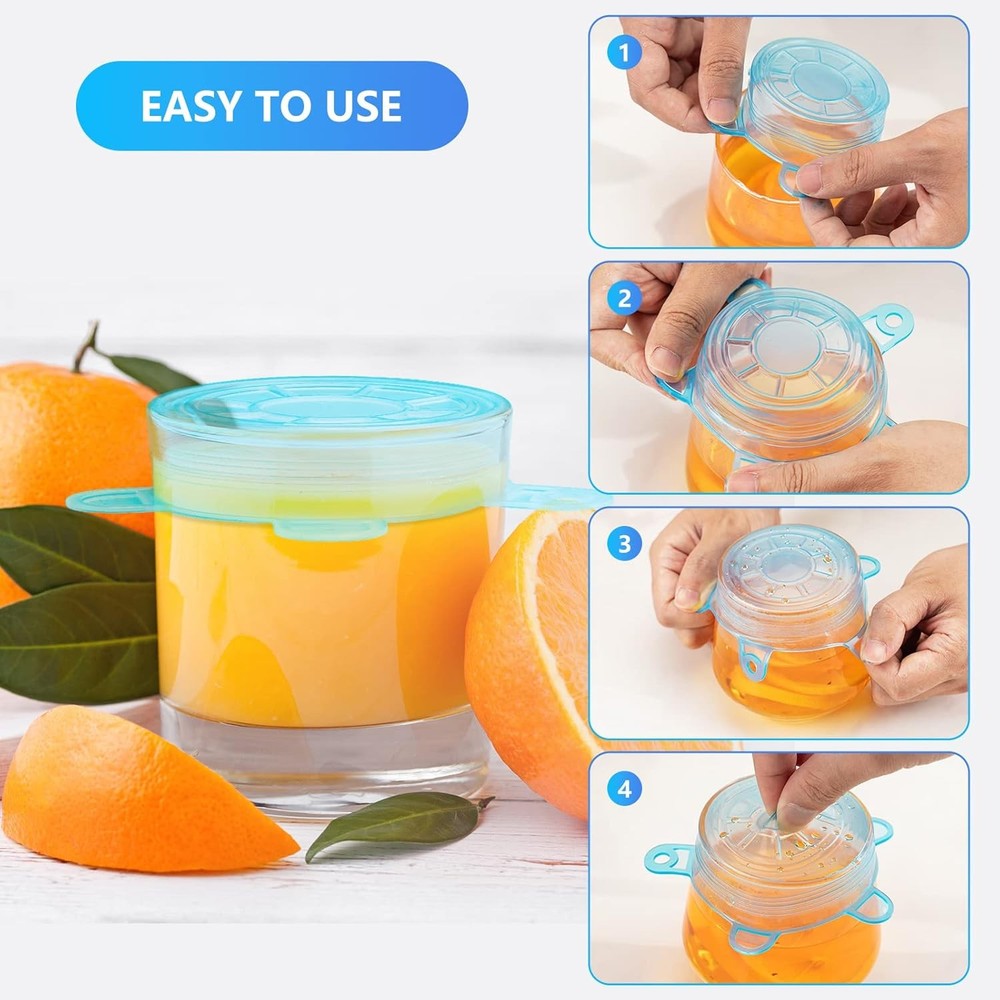 Small Silicone Stretch Lids Reusable Container