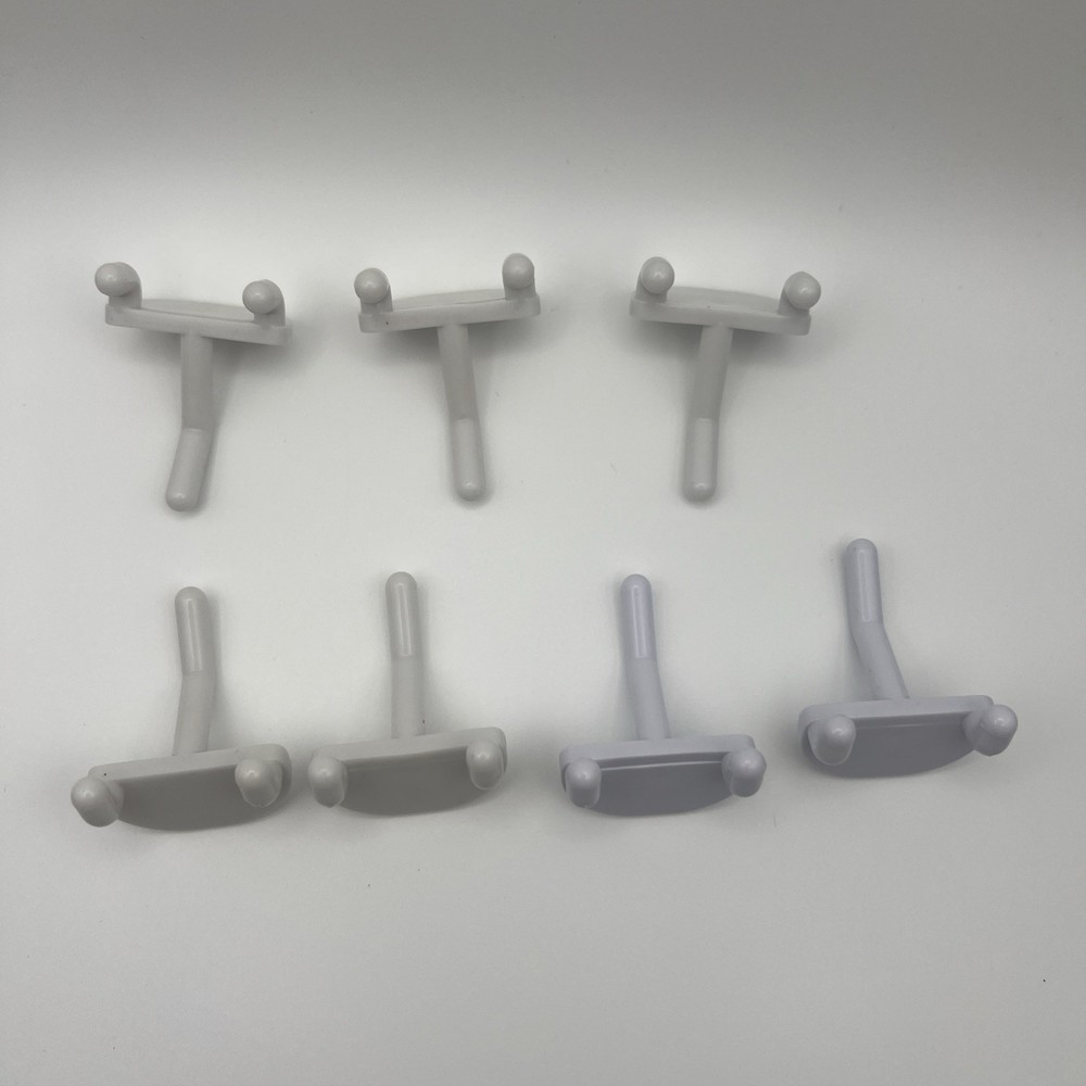 Jot small Plastic Pegboard Hooks 7pc