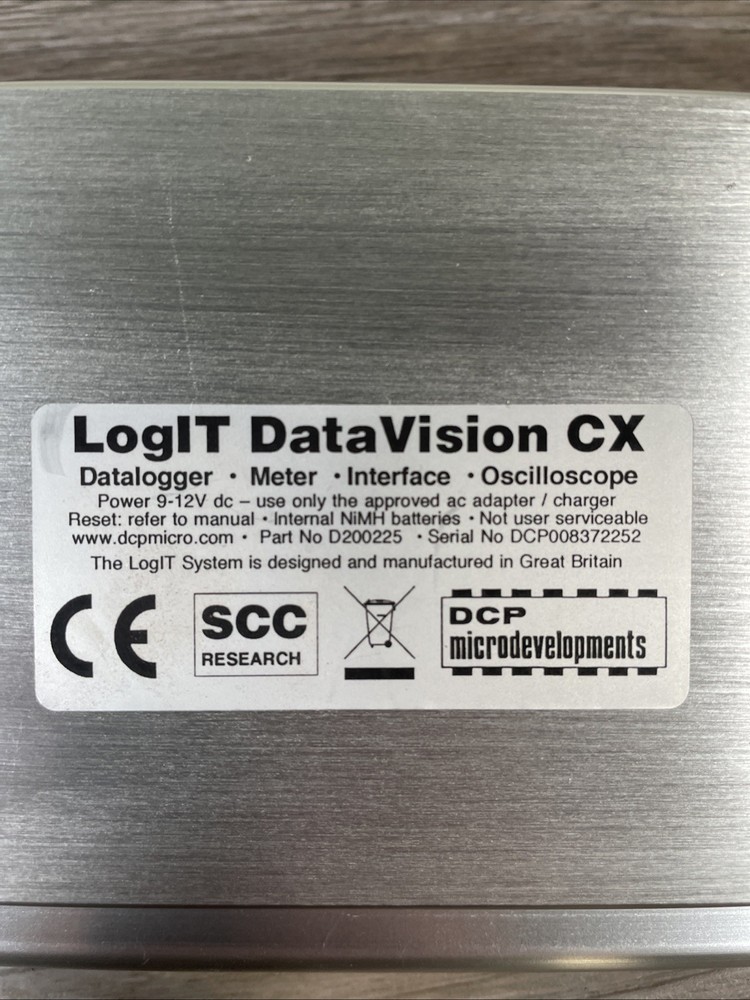LogIT DataVision Data Logger Interface w/ Hard Case & Cables – Untested As-Is