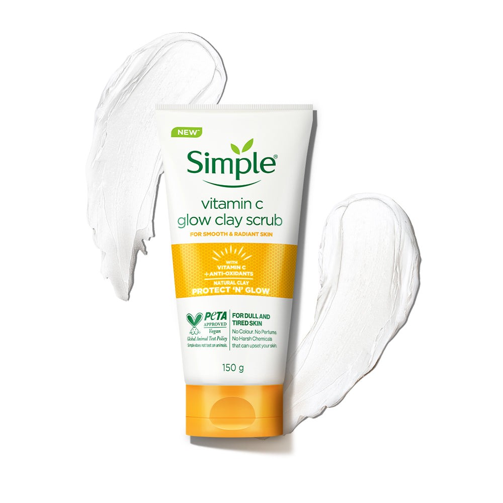 Simple Vitamin C Clay Scrub 150g