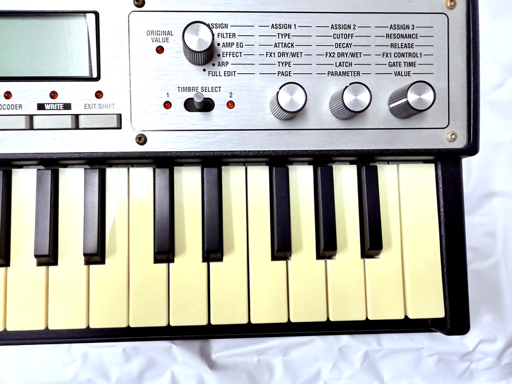 Korg microKORG XL Synthesizer/Vocoder Used, Fully Tested with Accessories