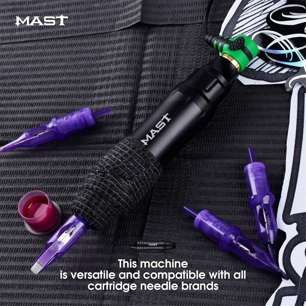 Mast Solo Tattoo Rotary Pen Permanent Makeup Eyebrows lips RCA Interface Machine