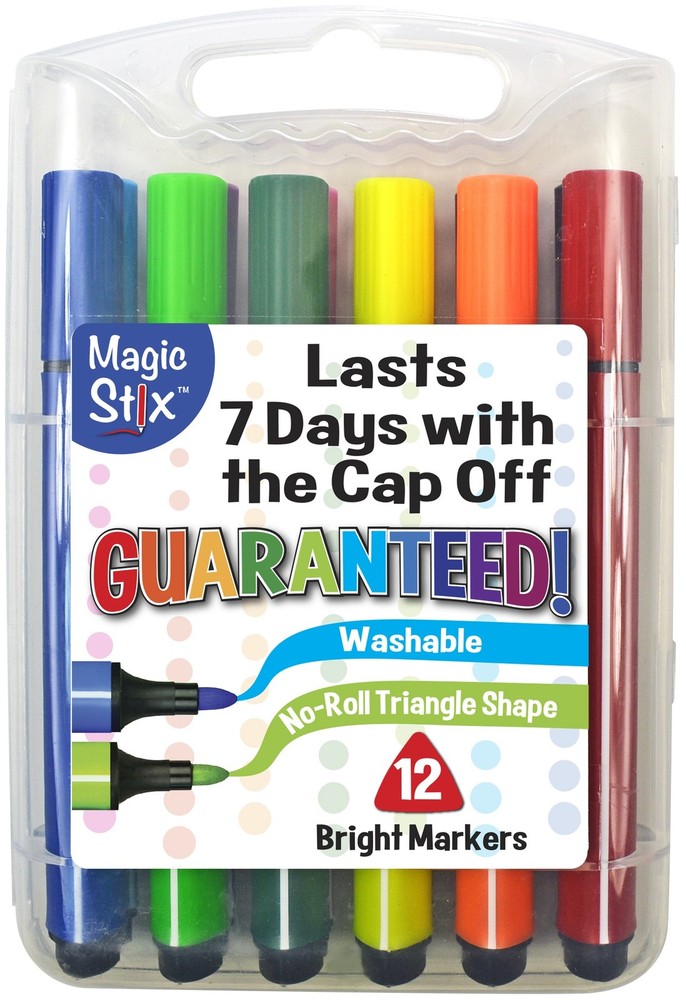 Kwik Stix Magic Stix Markers 12/Pkg-Assorted Colors