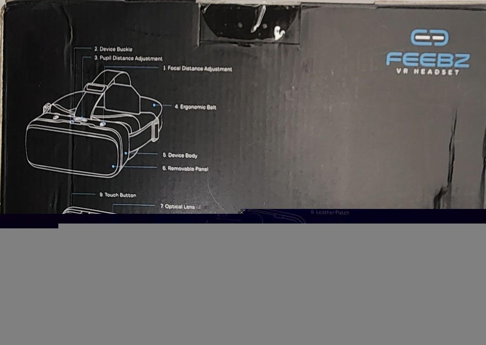 Feebz Vr Headset Blue Black