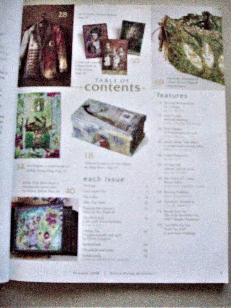 Cloth, Paper Scissors Magazine-Summer 2006