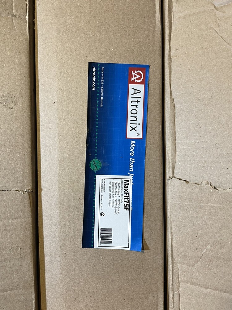 ALTRONIX MaxFit75F Access Power Controller (12VDC @ 9.3A or 24VDC @ 9.6A)