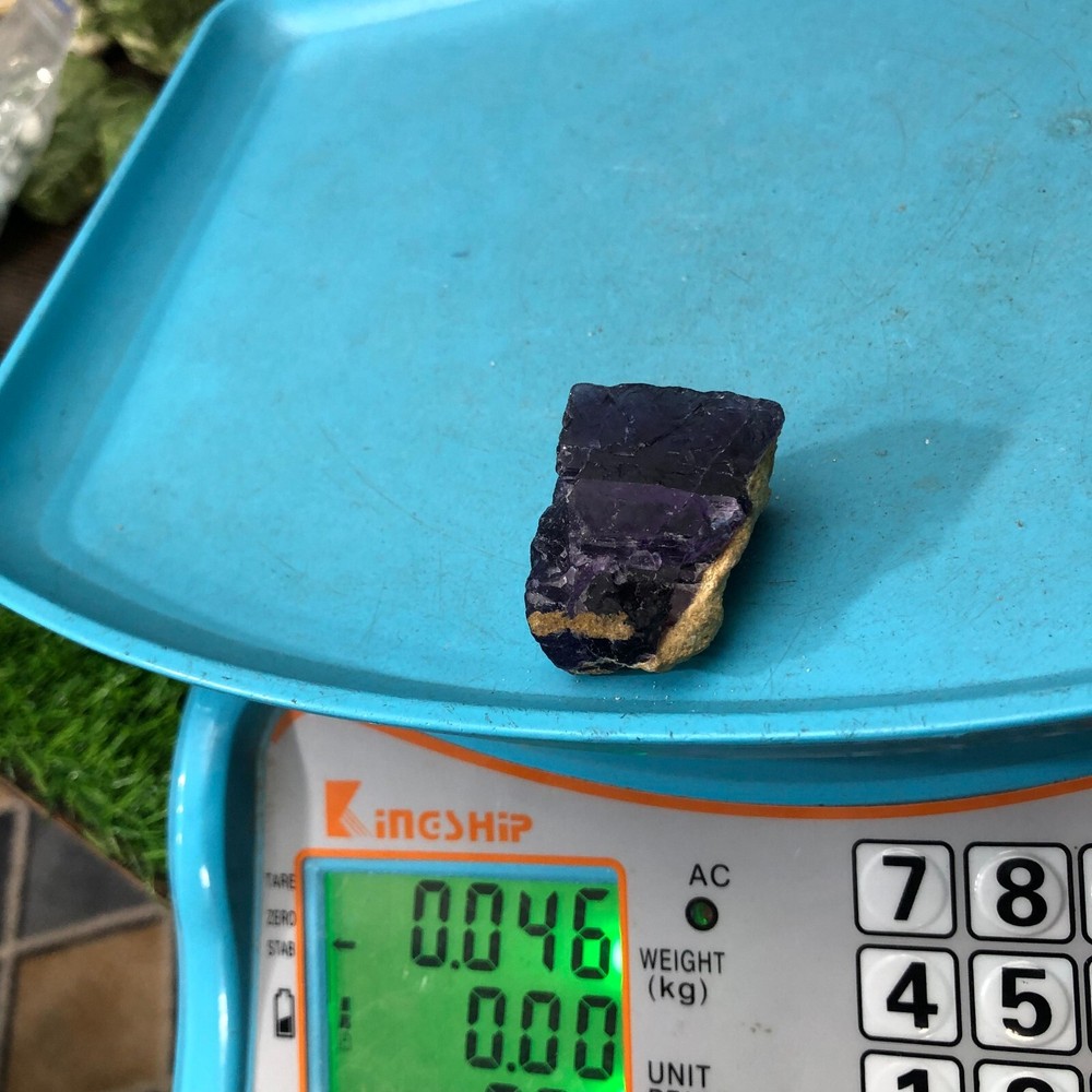 Fluorite crystal top quality AAA+ from Afghanistan 46 gram