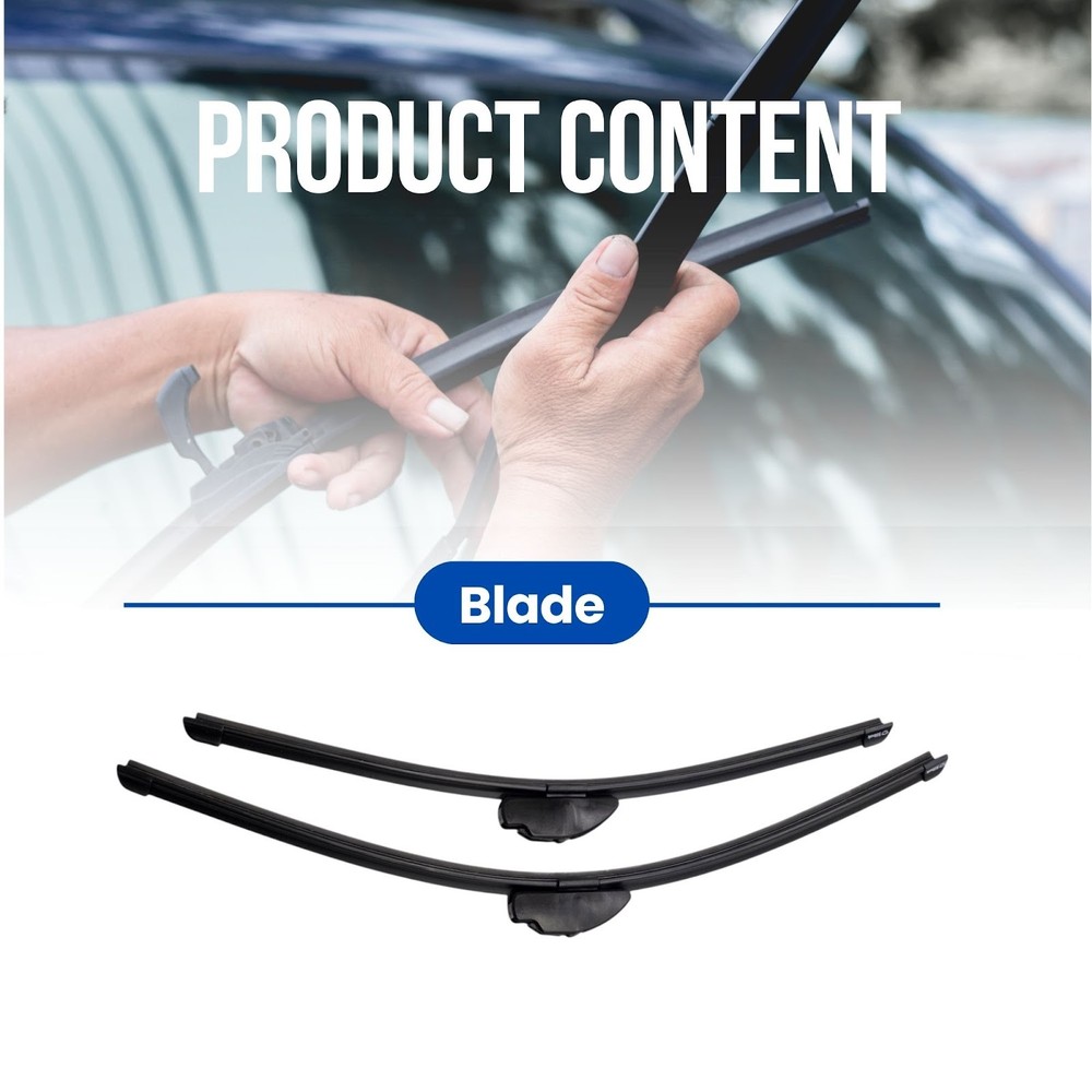 Silbak 24"-20" Front Wiper Blade Set For Ford Taurus 2000-2006