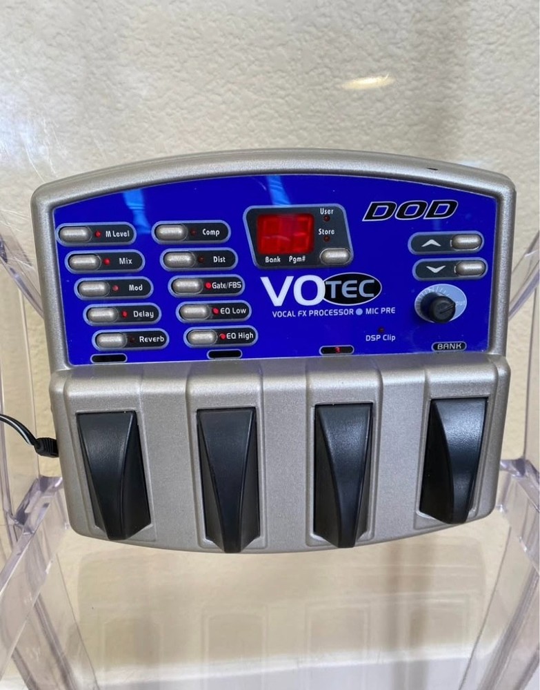 Nice DOD VOTEC  Vocal FX Processor Pedal / Microphone Preamp ---- Cool
