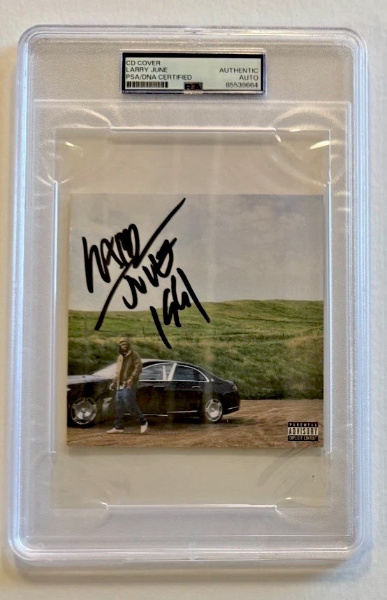 Larry June Signed Autographed CD Cover “Doing It For Me” PSA/DNA Authenticated