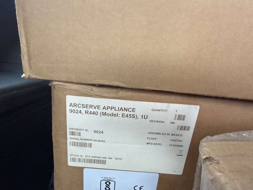 Arcserve Appliance 9024 R440Model E45S