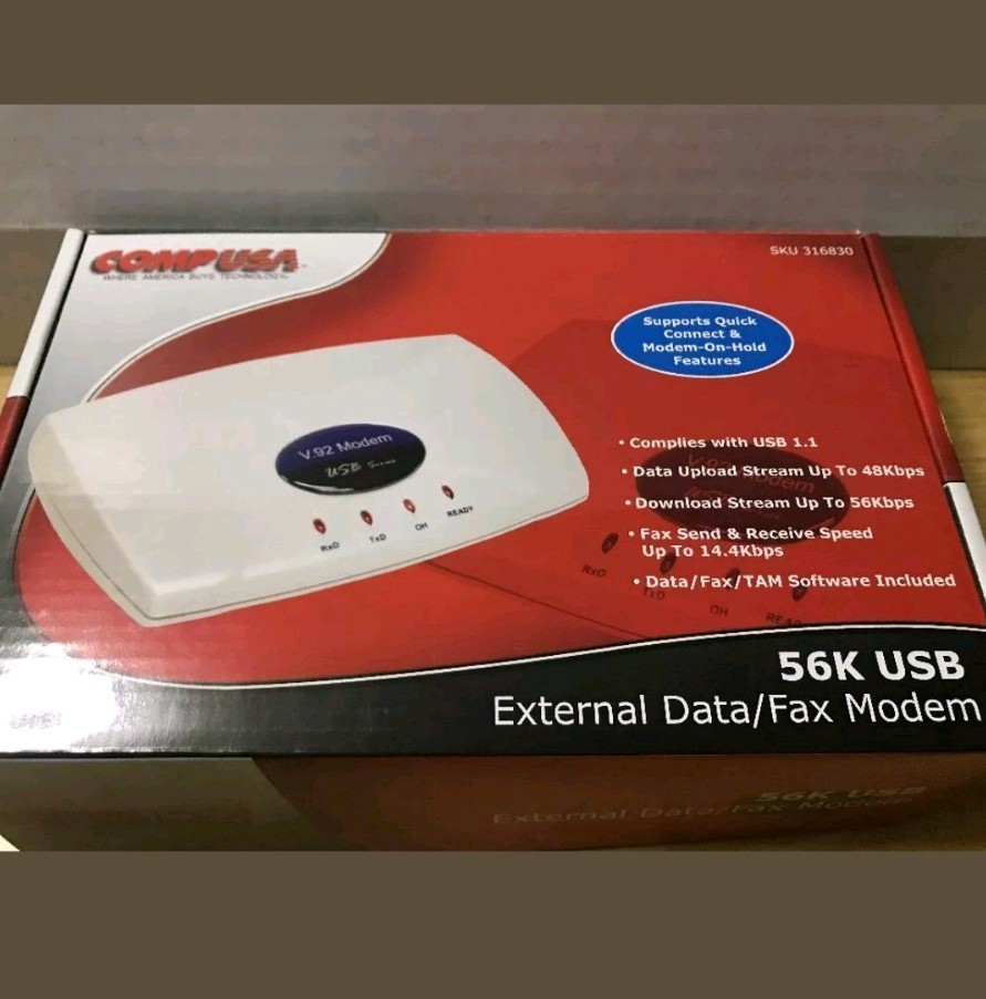 CompUSA 140617 56 Kbps Modem