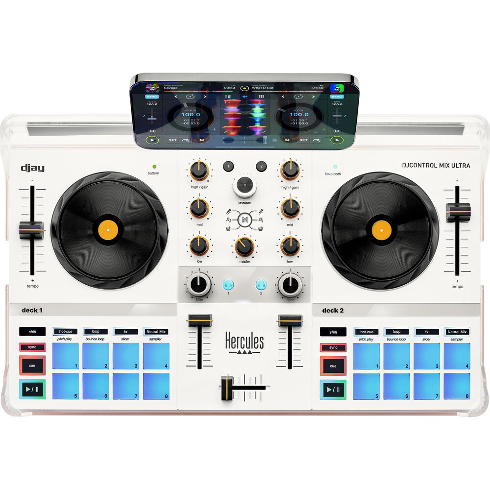 Hercules DJControl Mix Ultra DJ Controller with Protective Cover