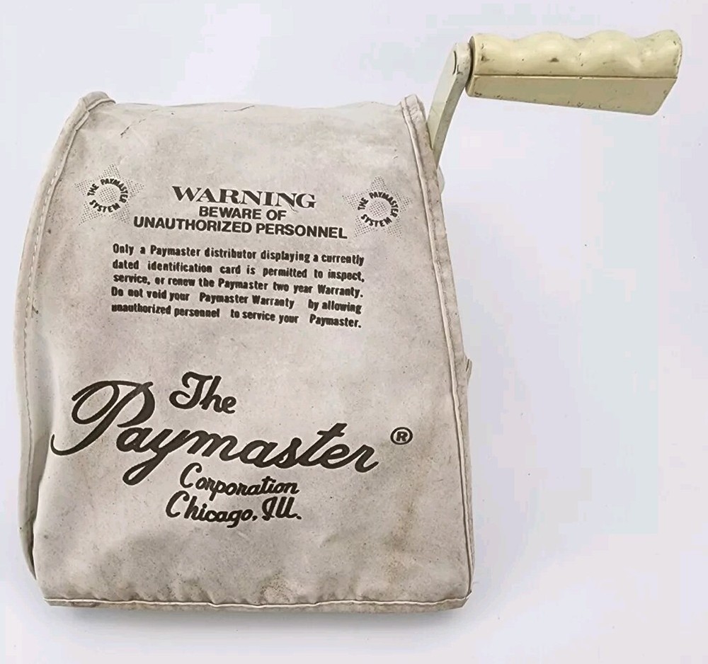 Paymaster Series S-1000 Check Writing System • With Key & Cover