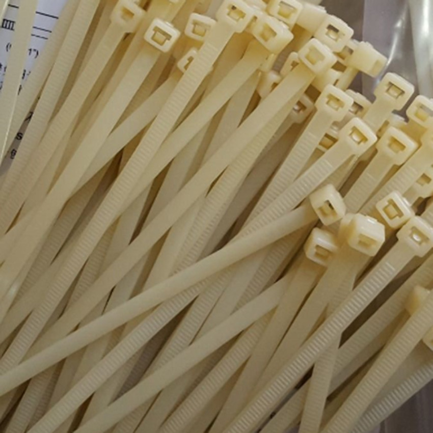 Self-locking Nylon Cable Ties Zip Wrap Bind Wire High Temp Resistance 2.5x100mm