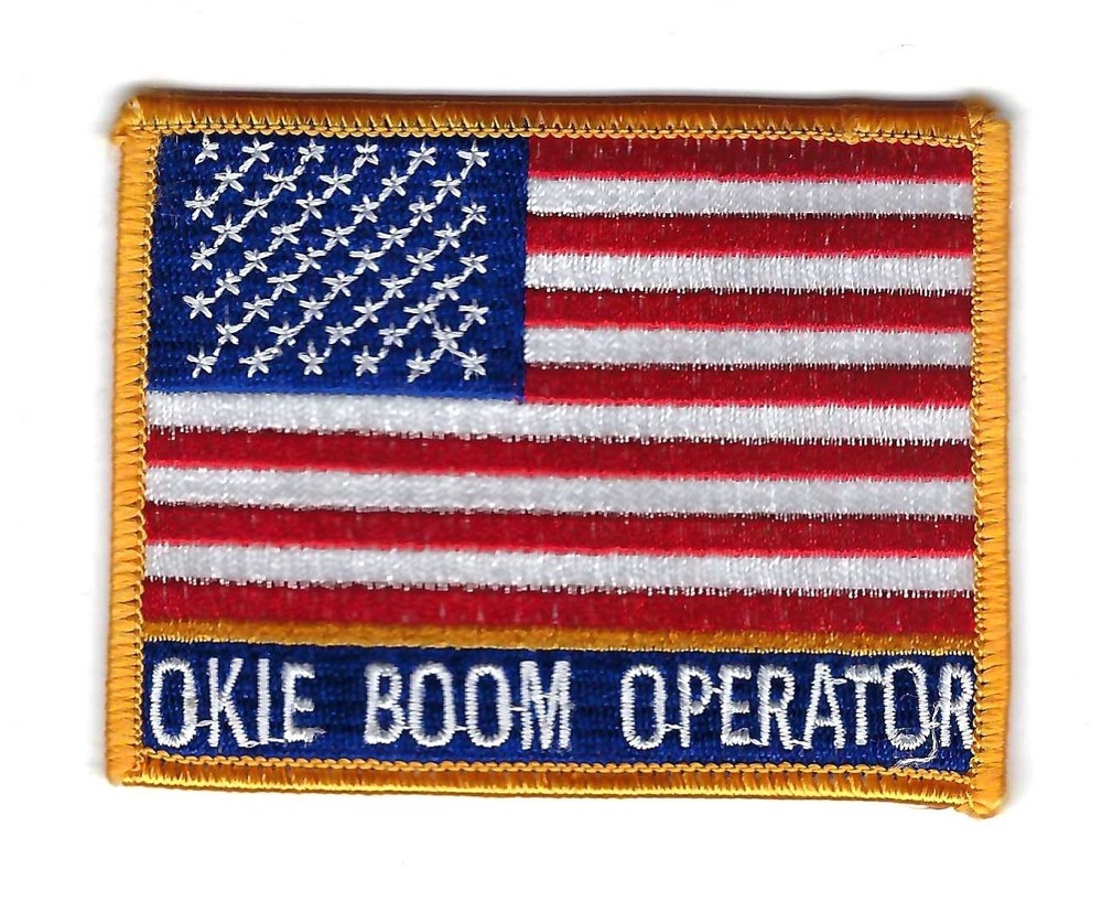 PATCH USAF  465TH AIR REFUELING SQ TINKER AFB BOOM OPERATOR  JT47