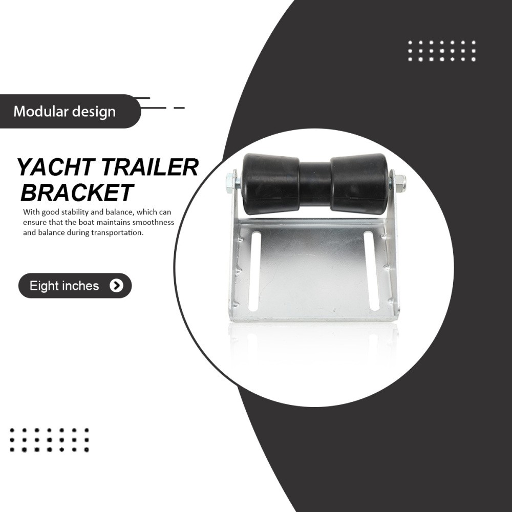 New For Boat Trailer Rollers with Brackets 8/10/12 inch Keel Roller Assembly Kit