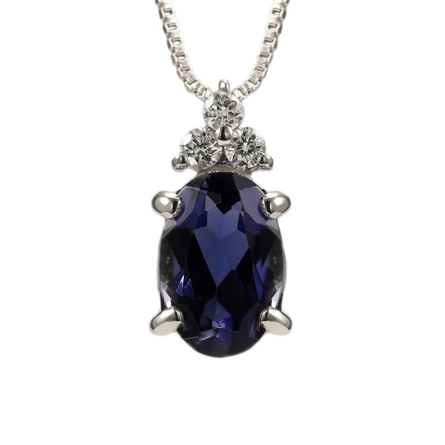 Tria Iolite Necklace (c0554io)