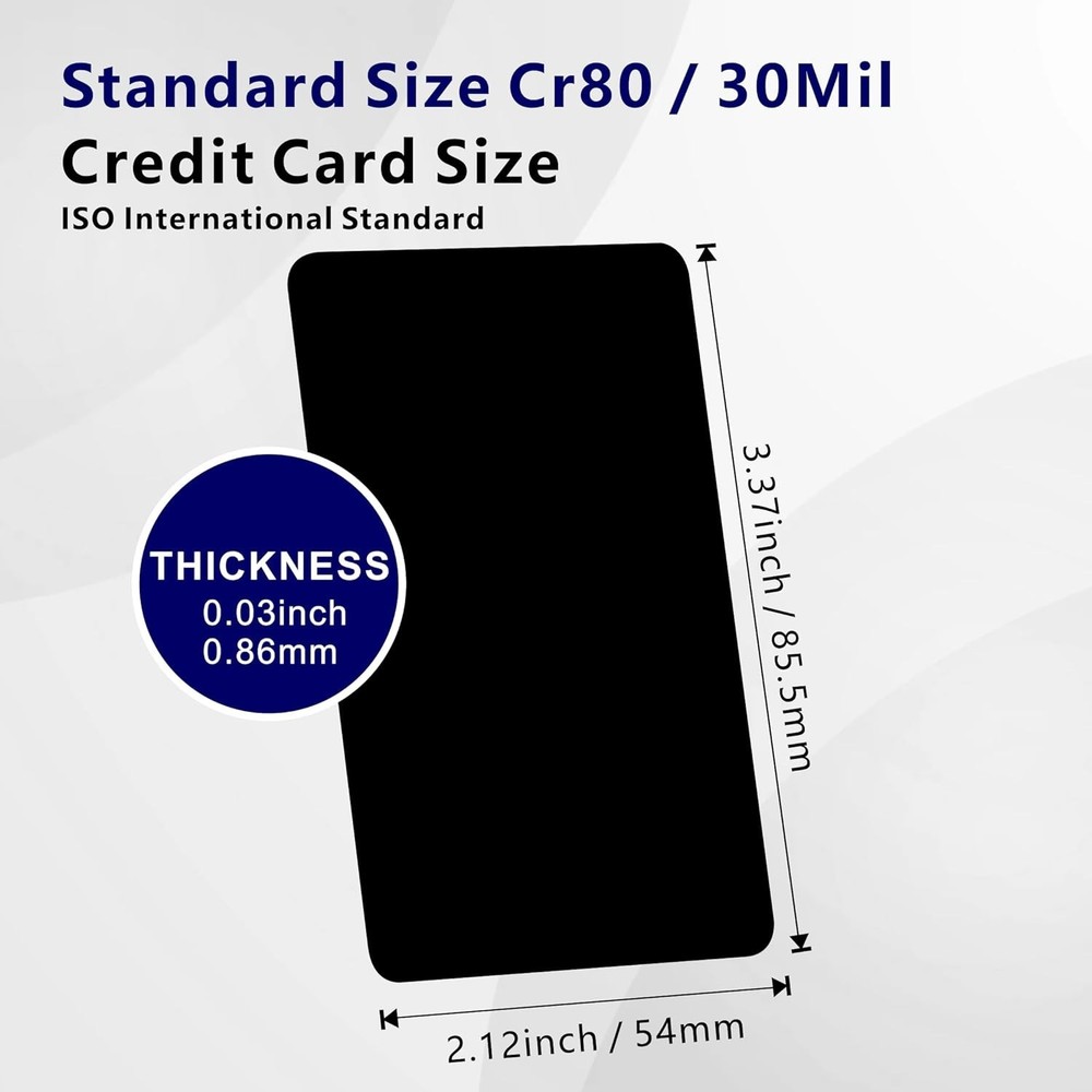 10pcs NTAG215 NFC Cards 📱 Programmable Black NFC Tags for Mobile Devices