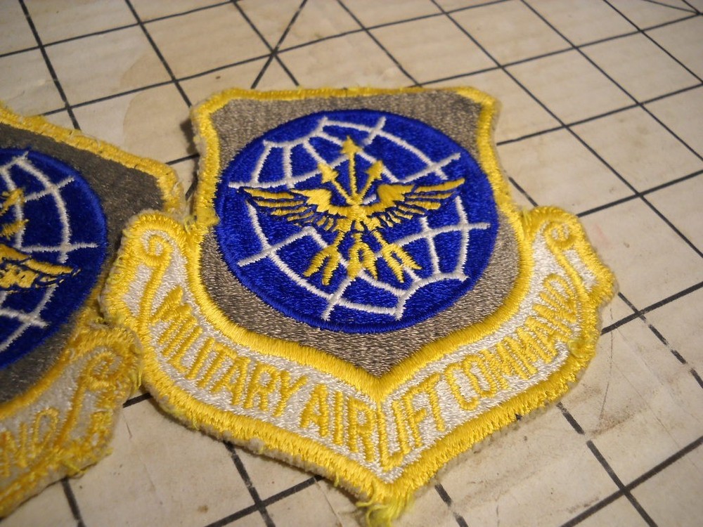 USAF Military AirLift Command patches OLD SCHOOL