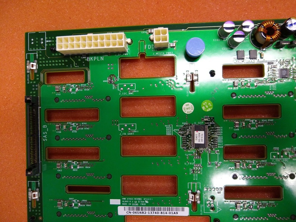 KU482 Dell 8 port SAS Backplane tested working