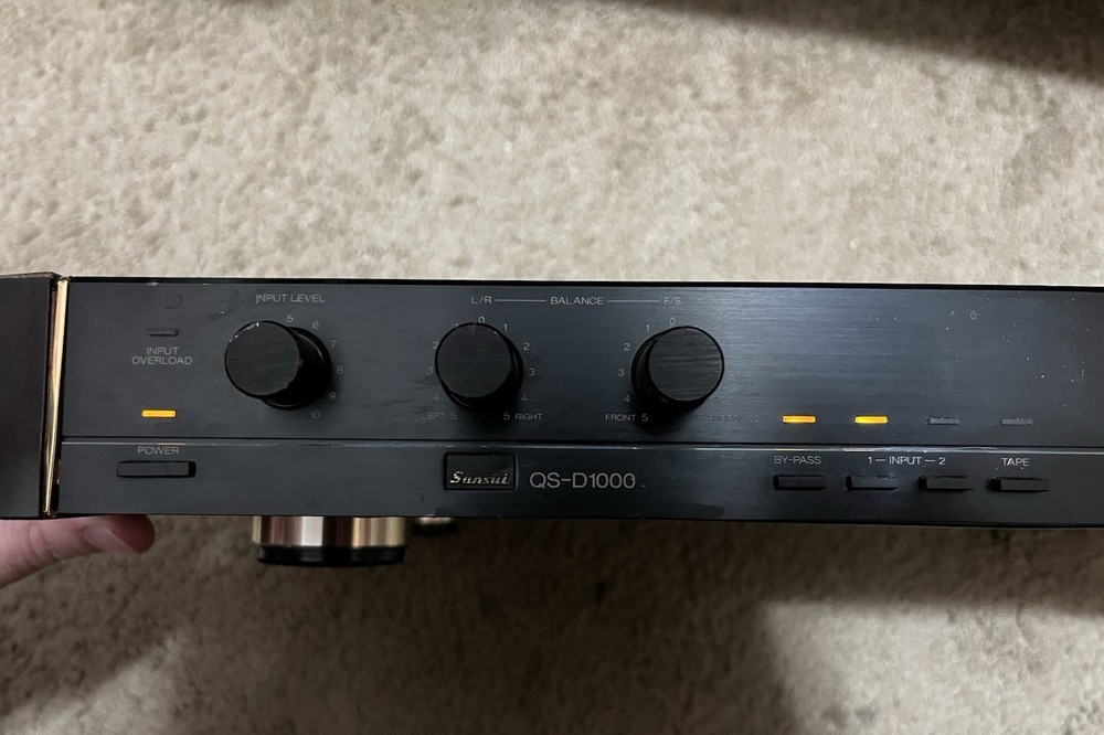 SANSUI QS-D1000 QS DECODER SUPER RARE AS-IS READ DESCRIPTION