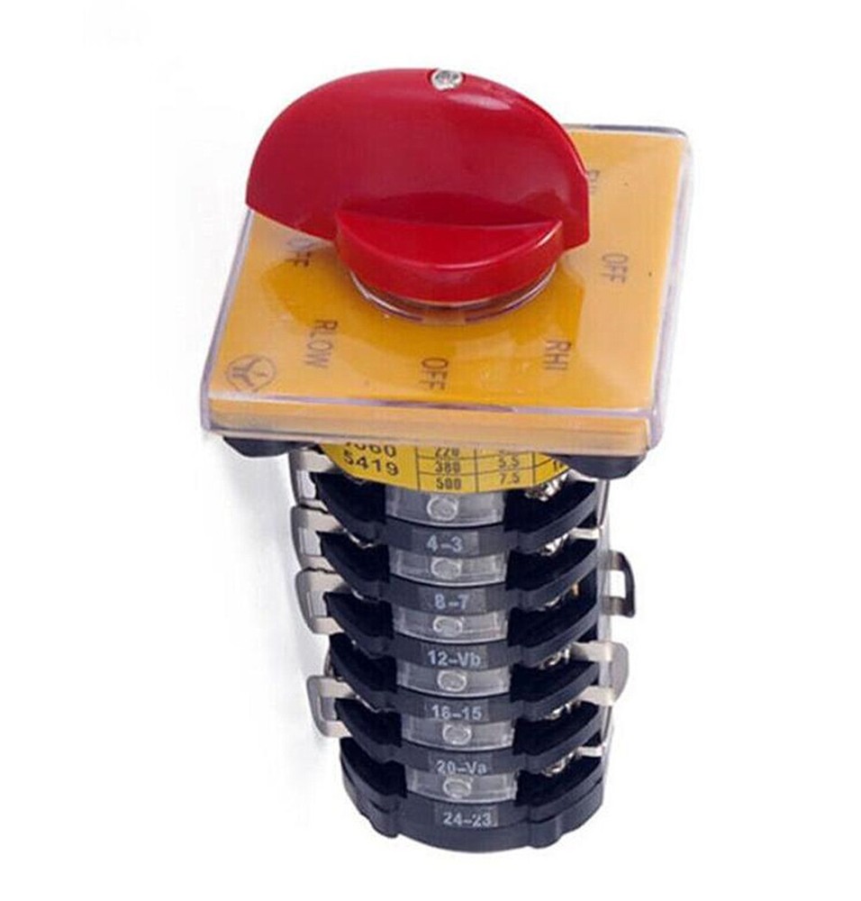 Milling Machine Import Forward Reverse Speed 6 Switch 25A Fit Bridgeport Mill