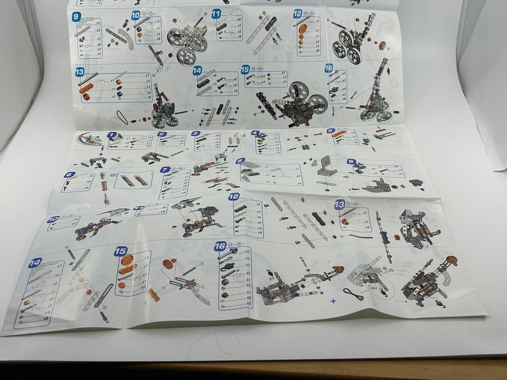 Instruction Guide for Meccano Multi-Models Bicycle (Erector) Model #3501