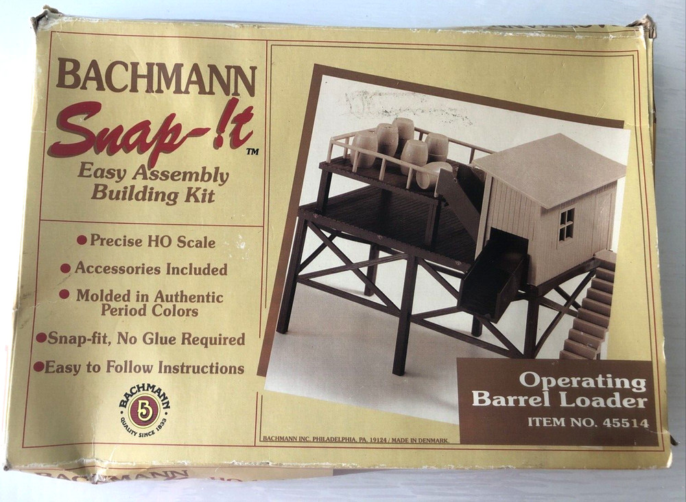 VTG Bachmann Snap It - Operating Barrel Leader #45514- missing one wall