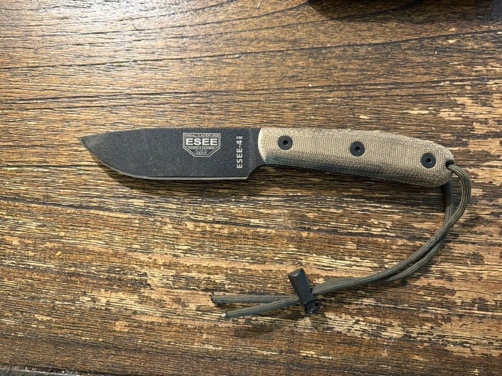 ESEE 4HM with kydex sheath and molle attachment
