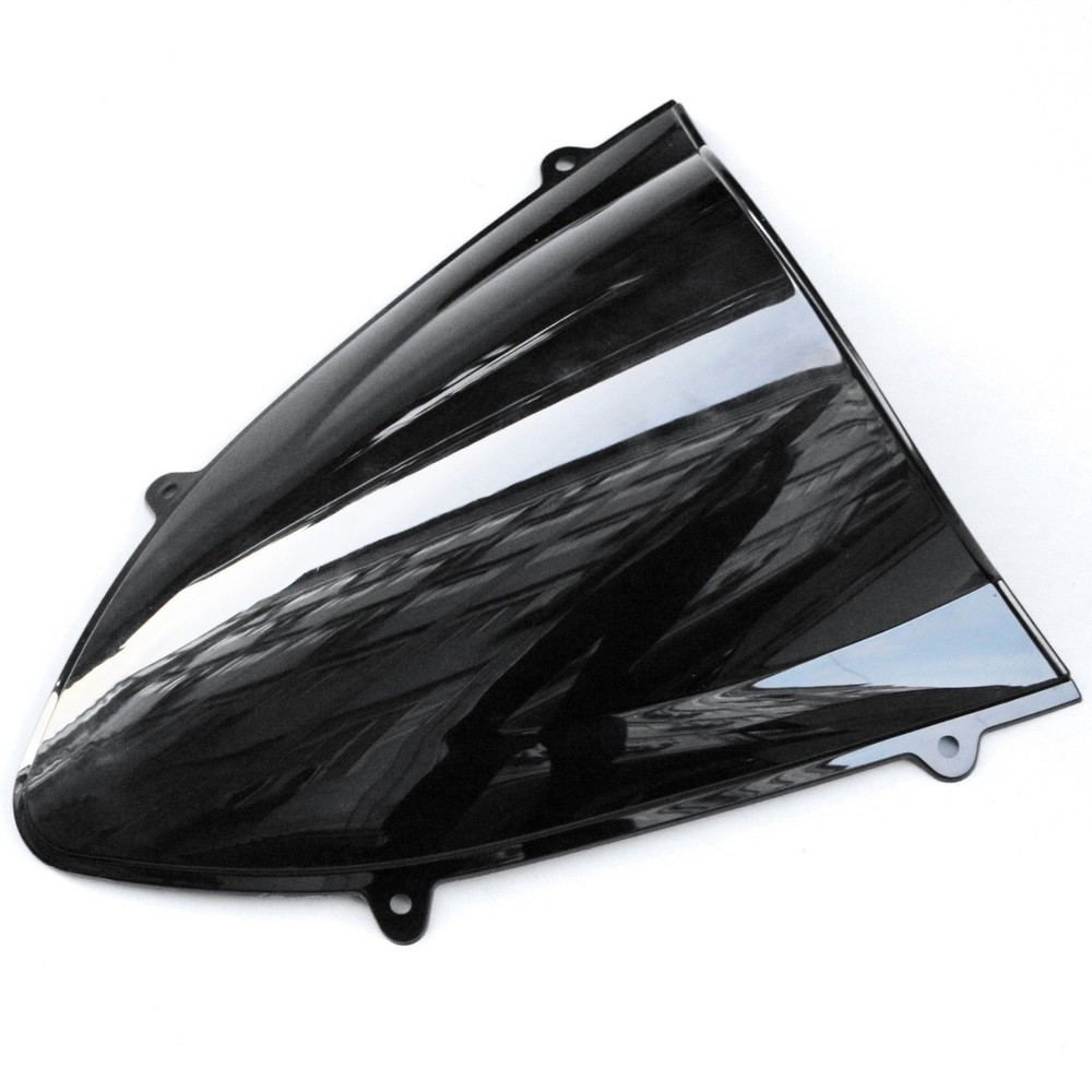 For Black Front Windshield Kawasaki Ninja 250R EX250J 2008 - 2012 Windscreen