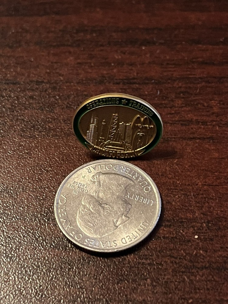 McDonald’s Chicago Operations Training Employee Lapel Hat Pin