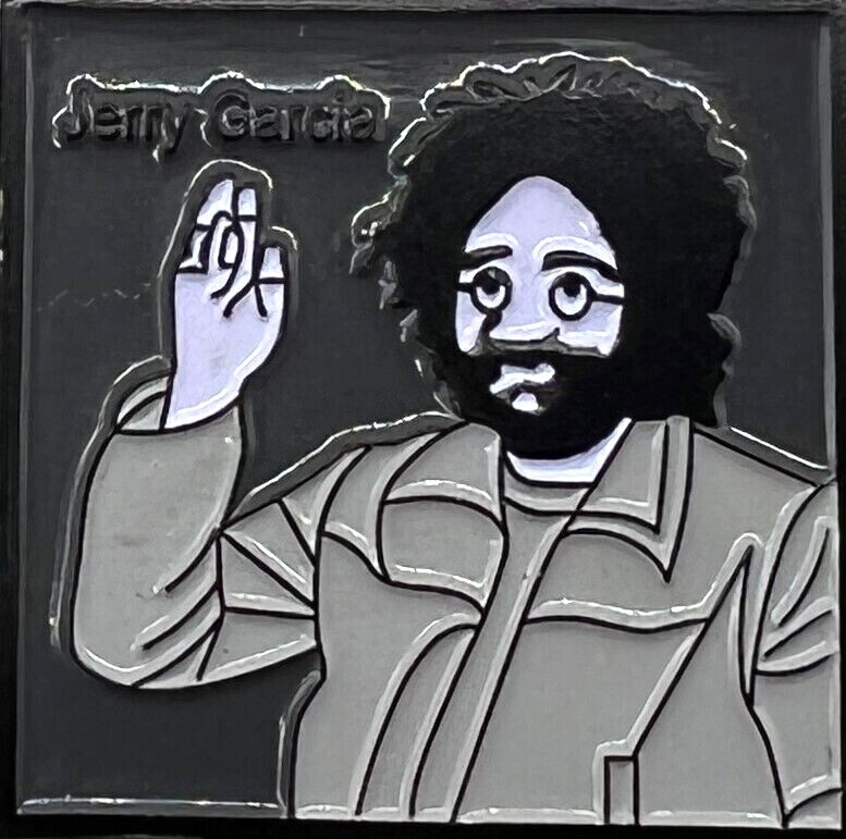 Grateful Dead Jerry Garcia Lapel Hat Pin