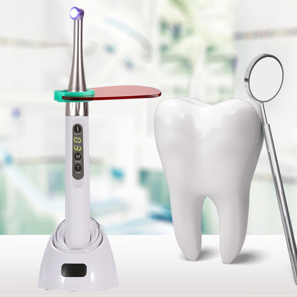LED Dental Wireless Curing Light 1 Second Cure Lamp 2500mw/cm2
