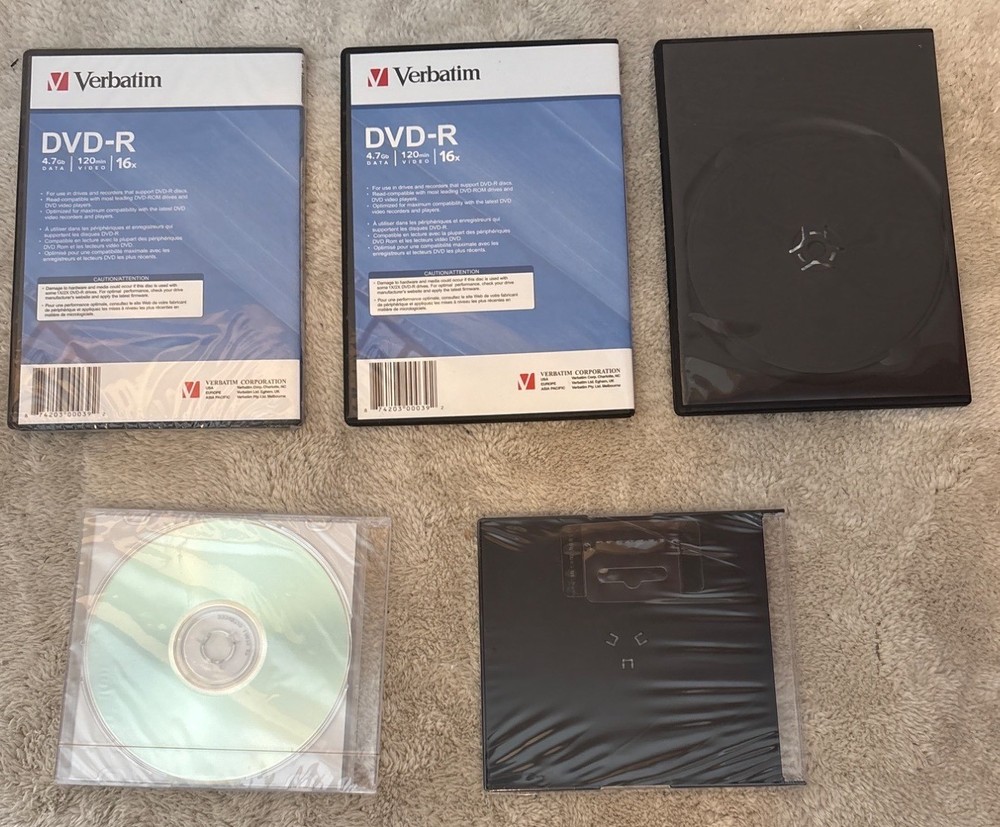 Assorted DVD-R Blank Bundle Maxell SmartBuy Verbatim