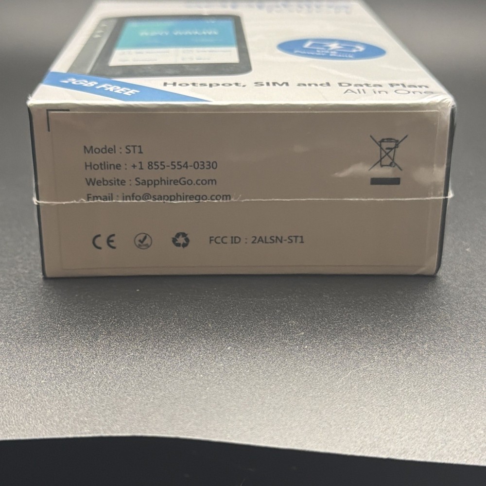 Sapphire Touch International Mobile Hotspot 4G Wireless Data Terminal & Battery