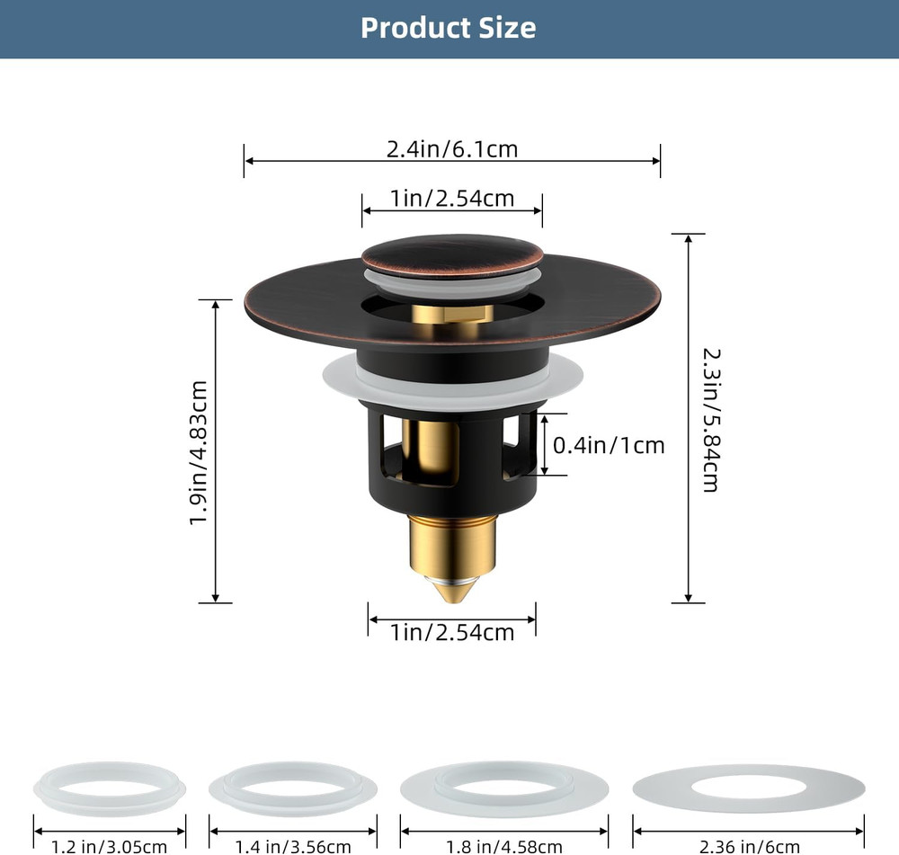 Upgrade Your Bathroom with Delta's Venetian Bronze Pop-Up Drain!