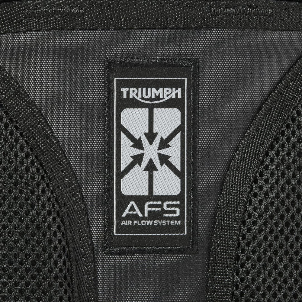 Genuine Triumph Black Ultralite 25L Backpack MLUA24006