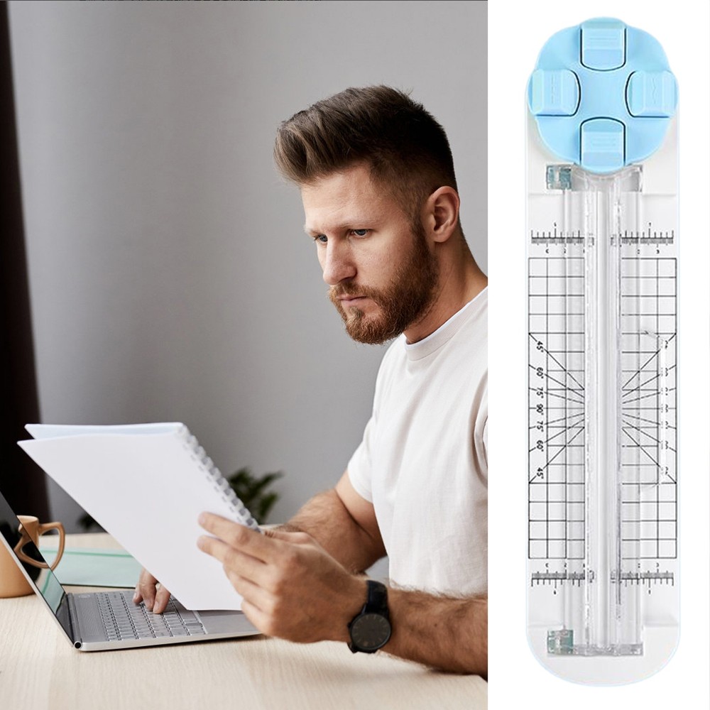 Paper Trimmer 4-in-1 Multi-Function Photo Cutter Cutting Cardboard functional