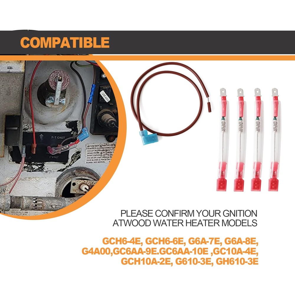 RV Water Heater Thermal Cut Off Kit 93866 Atwood Fuse