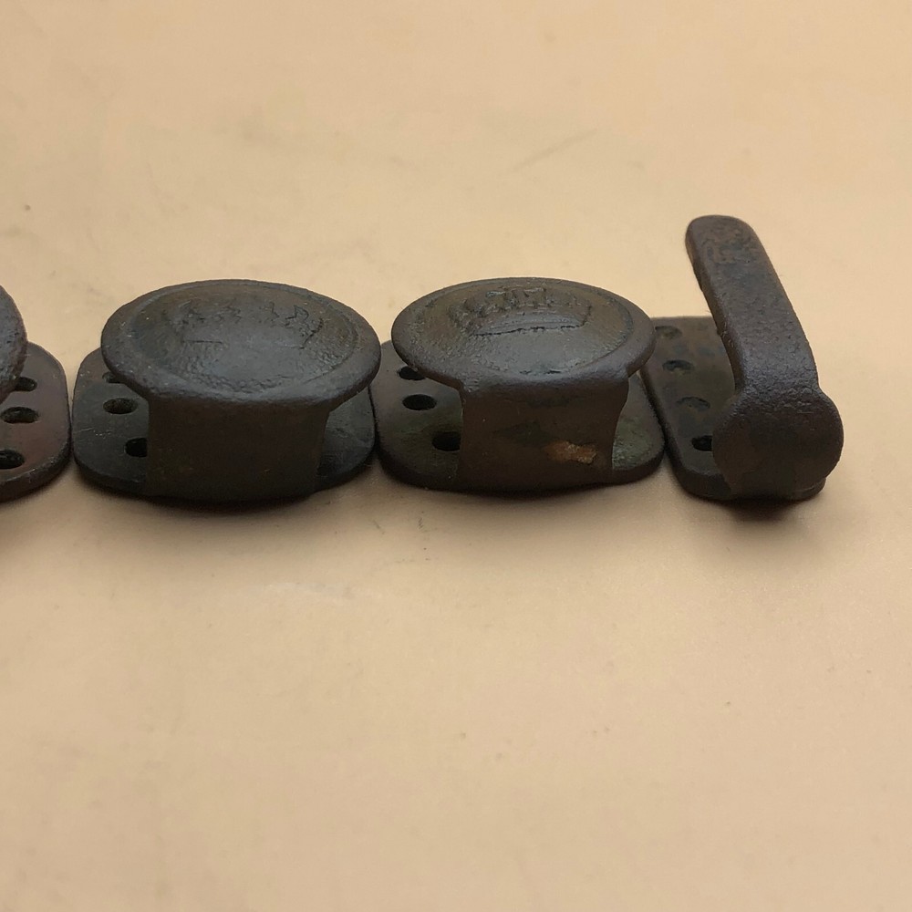 Original WW1 WWI German Army Uniform Belt Support Hook Button