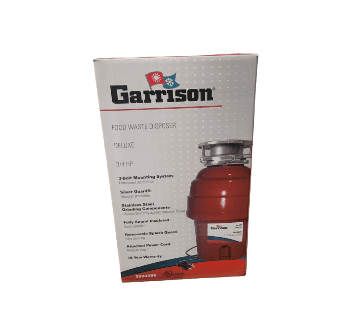 Garrison 3/4 HP Deluxe Continuous Feed Garbage Disposal