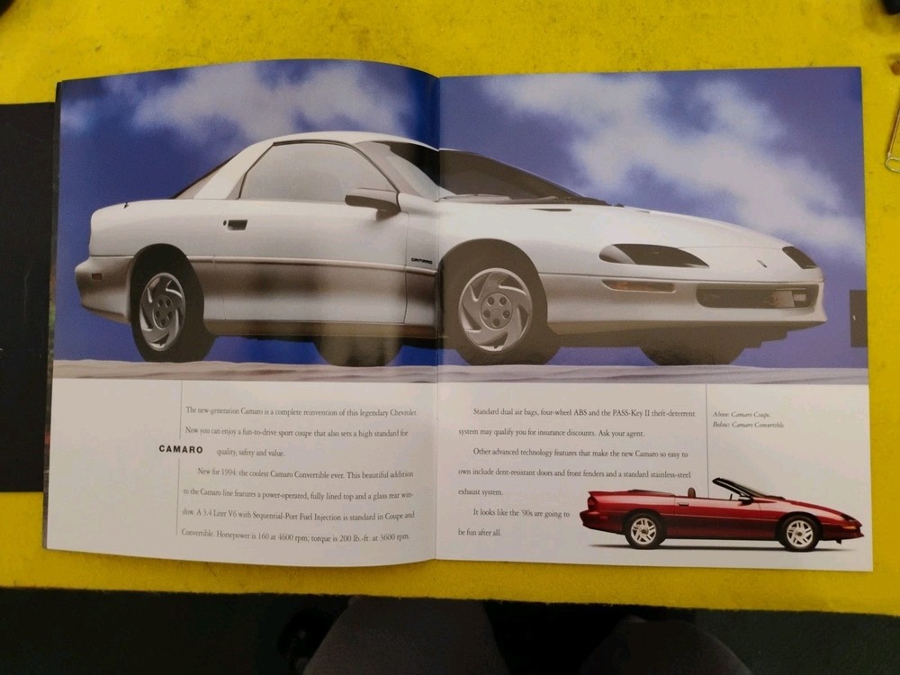 1994 CHEVROLET SALES BROCHURE