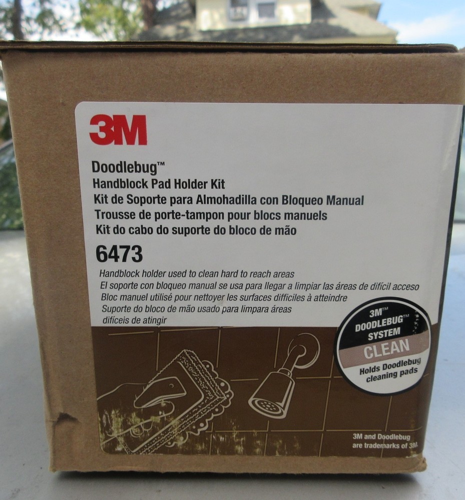 3M Doodlebug Handblock Pad Holder Kit 6473 with White & Brown Pad