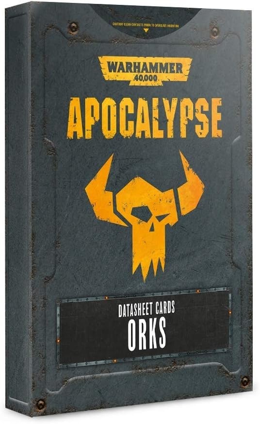 Orks Datasheet Cards - Warhammer 40K: Apocalypse