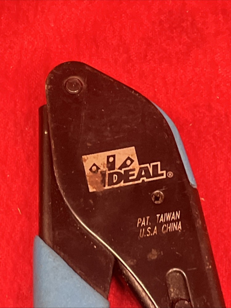 IDEAL FEED-THRU MODULAR PLUG CRIMP TOOL (t40)