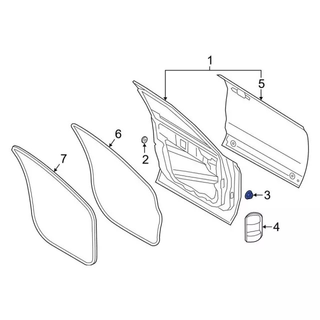 Genuine Ford Engine Cover Nut W520201-S450B