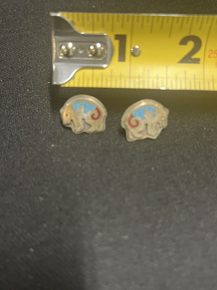 Sterling Silver Southwest Bear Earrings