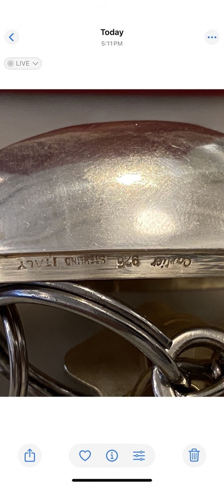 Cartier Sterling Silver Pillbox. Egg Box