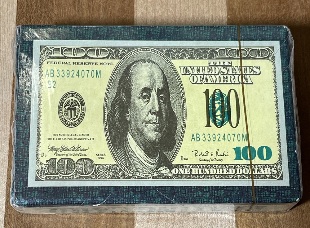 NEW SEALED Hundred Dollar Playing Card Deck One